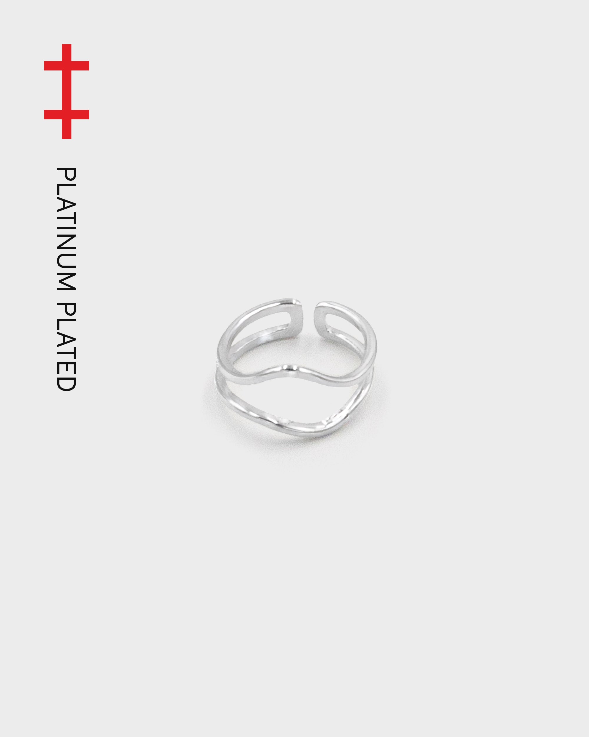 Double Wave Ring