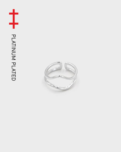 Double Wave Ring